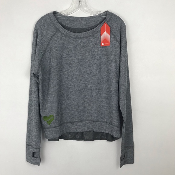 oiselle Tops - OISELLE holepunch lux athletic top grey size 4